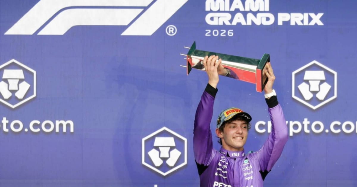 Mercedes’ Kimi Antonelli wins Miami Grand Prix
