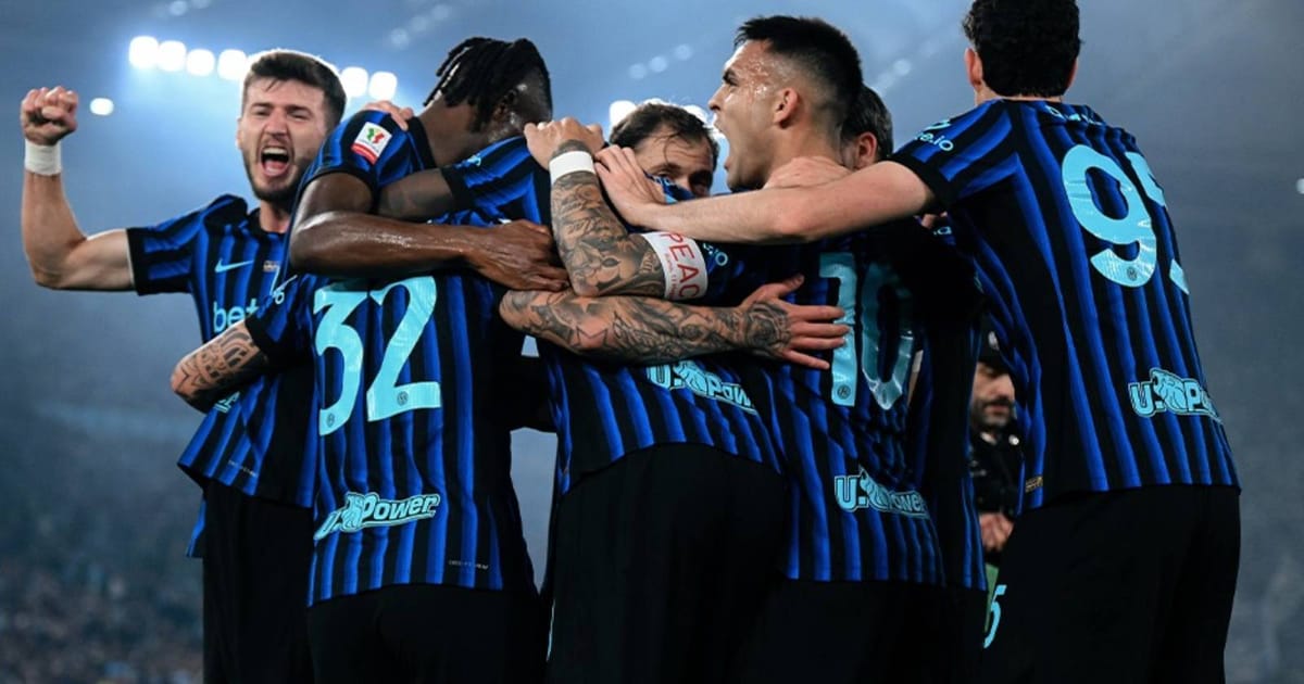 Inter Milan win Italian Cup to secure domestic double