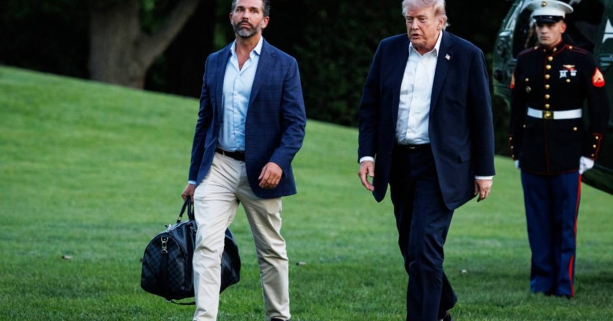 Trump says Iran war may keep him from son’s wedding