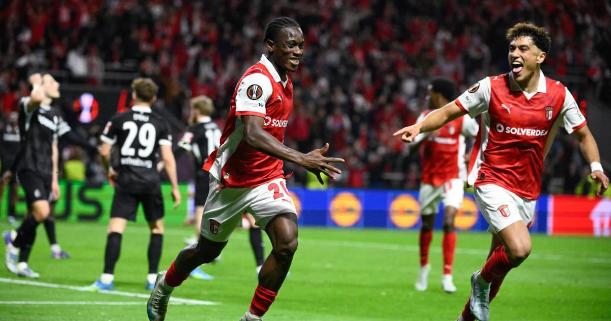 Braga strike late to seize advantage over Freiburg in Europa League semi