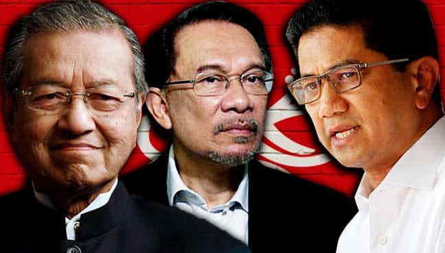 azmin-anwar-mahathir