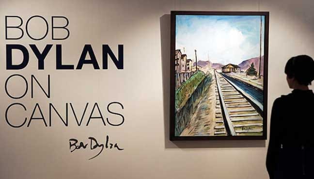 Bob-Dylan's-London-art-show