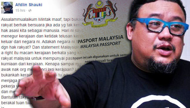 Rakyat berhak bersuara jika ada yang tak kena – Afdlin