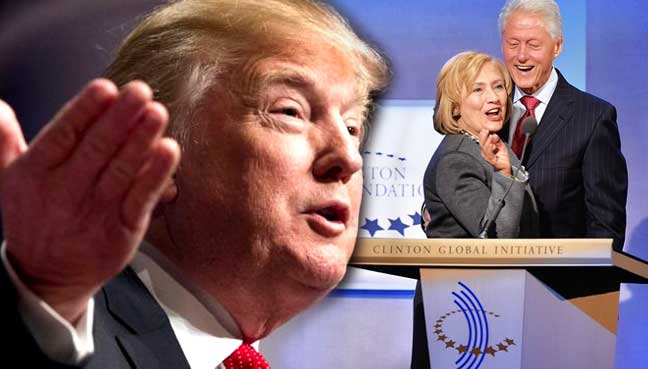 Trump demands closure of ‘corrupt’ Clinton Foundation