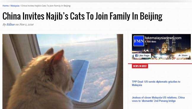 Fake Malaysia News: Malaysia’s answer to The Onion