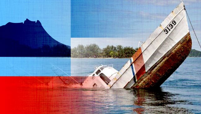 Ship sunk off Kota Kinabalu to create coral reef