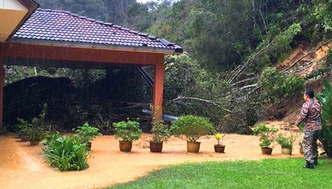 Cameron Highlands landslide but all safe, all clear