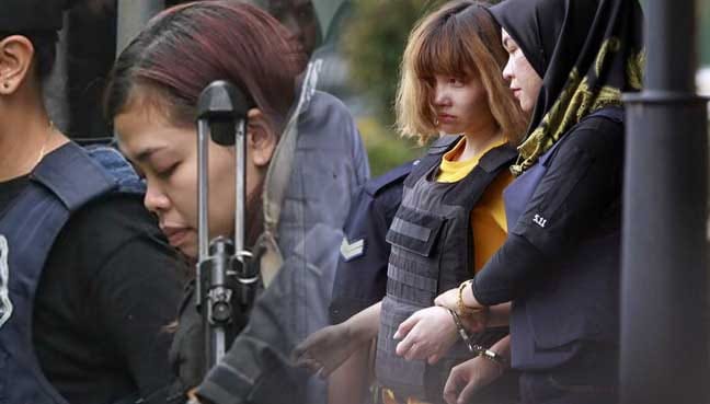 Suspek bunuh Jong Nam pakai baju kalis peluru ke mahkamah