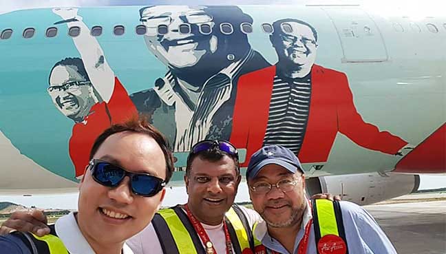 AirAsia X dedicates plane to their ‘Allstar’, the late Anaz