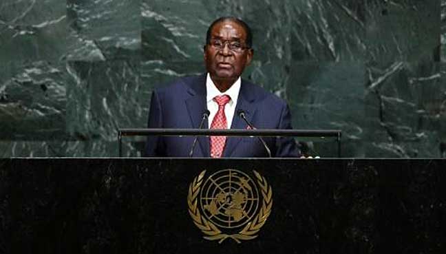 Mugabe at UN stands up to ‘Giant Gold Goliath’ Trump