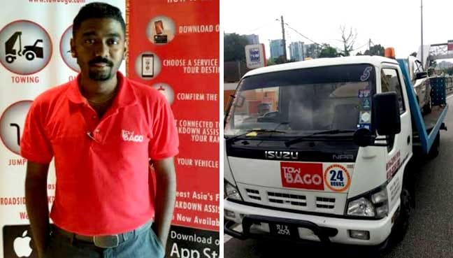 Aplikasi Towbago selesaikan masalah kenderaan rosak tengah jalan