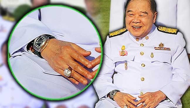 Memakai jam tangan mewah, cincin berlian, TPM Thailand disiasat