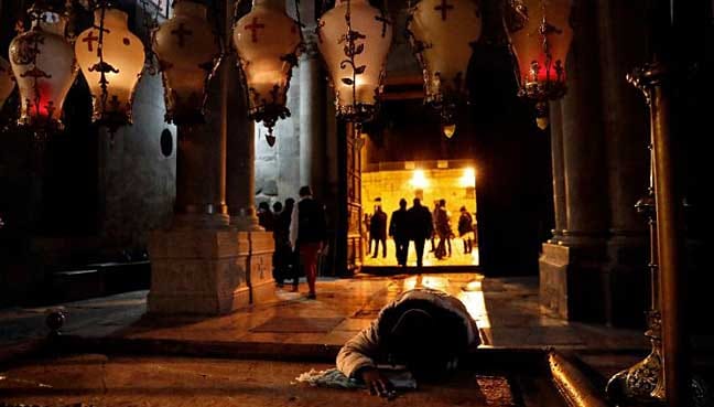 Church at Jesus’s traditional burial site reopens after protest
