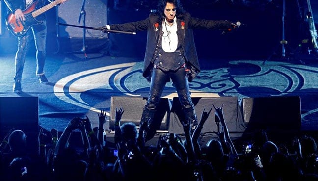 Alice Cooper, Johnny Depp, Joe Perry storm Montreux stage