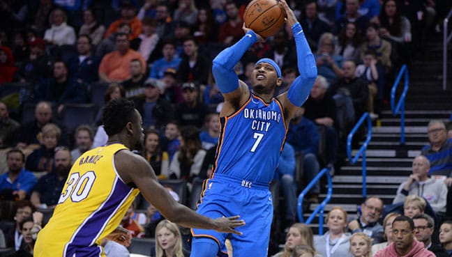 Carmelo Anthony to part ways with the Thunder this summer