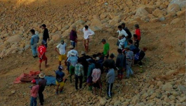 Landslide at Myanmar jade mine kills at least 15, injures 45