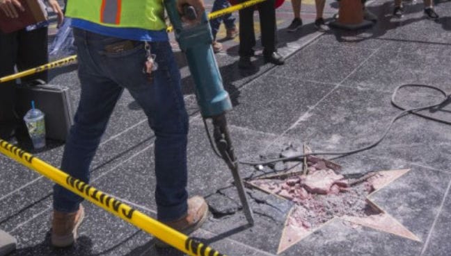 West Hollywood council says Trump’s Walk of Fame star must go
