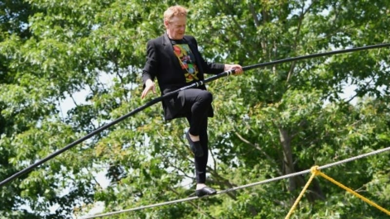 Tightrope virtuoso Philippe Petit still defying gravity as he nears 70