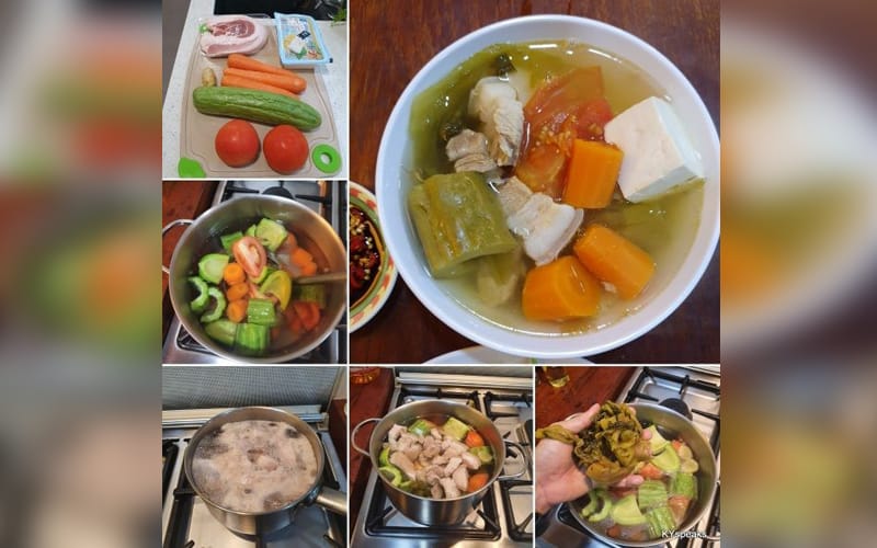 Bitter Gourd Tofu Soup: Comfort food on a rainy day