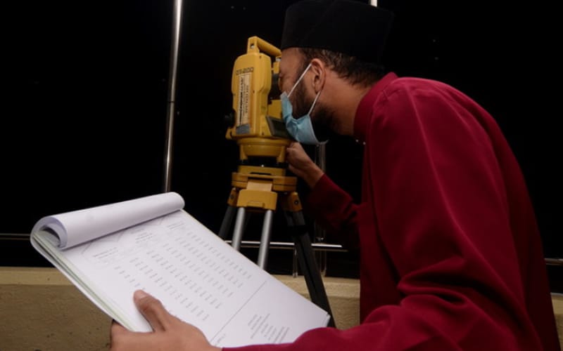 Tarikh lihat anak bulan Ramadan pada 12 April