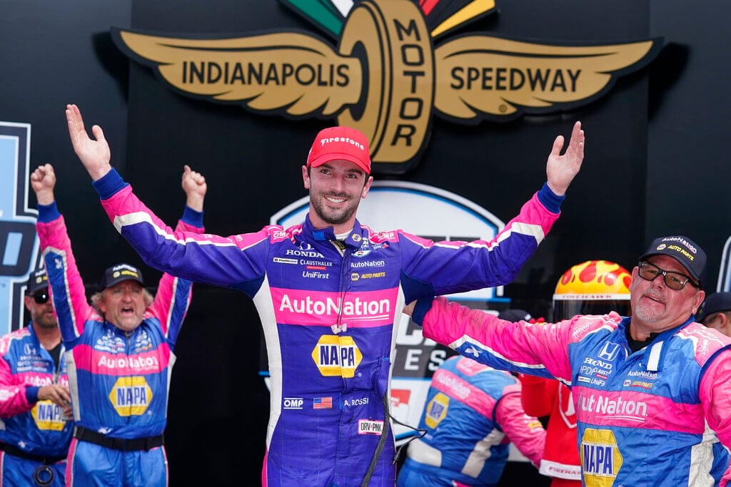 Alexander Rossi ends long drought with win in Gallagher Grand Prix