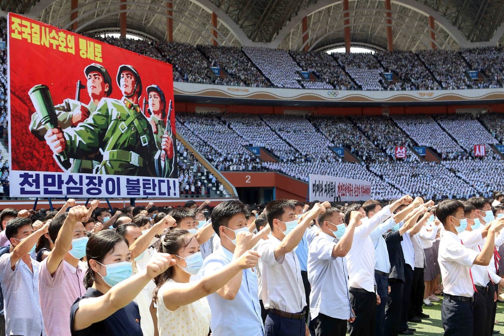 N. Korea holds rallies denouncing US, warns of nuclear war