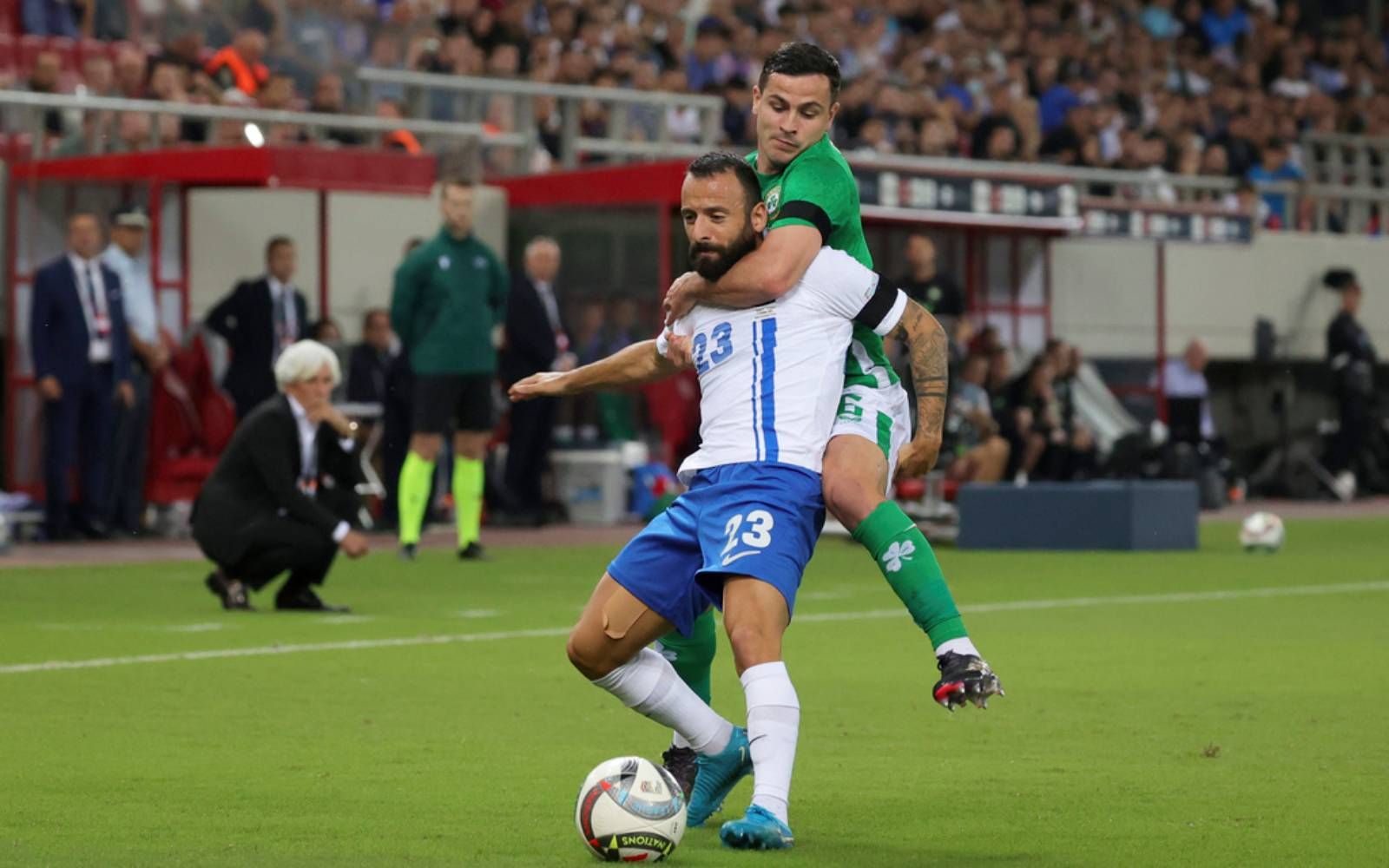Greece’s winning streak continues with 2-0 victory over Ireland