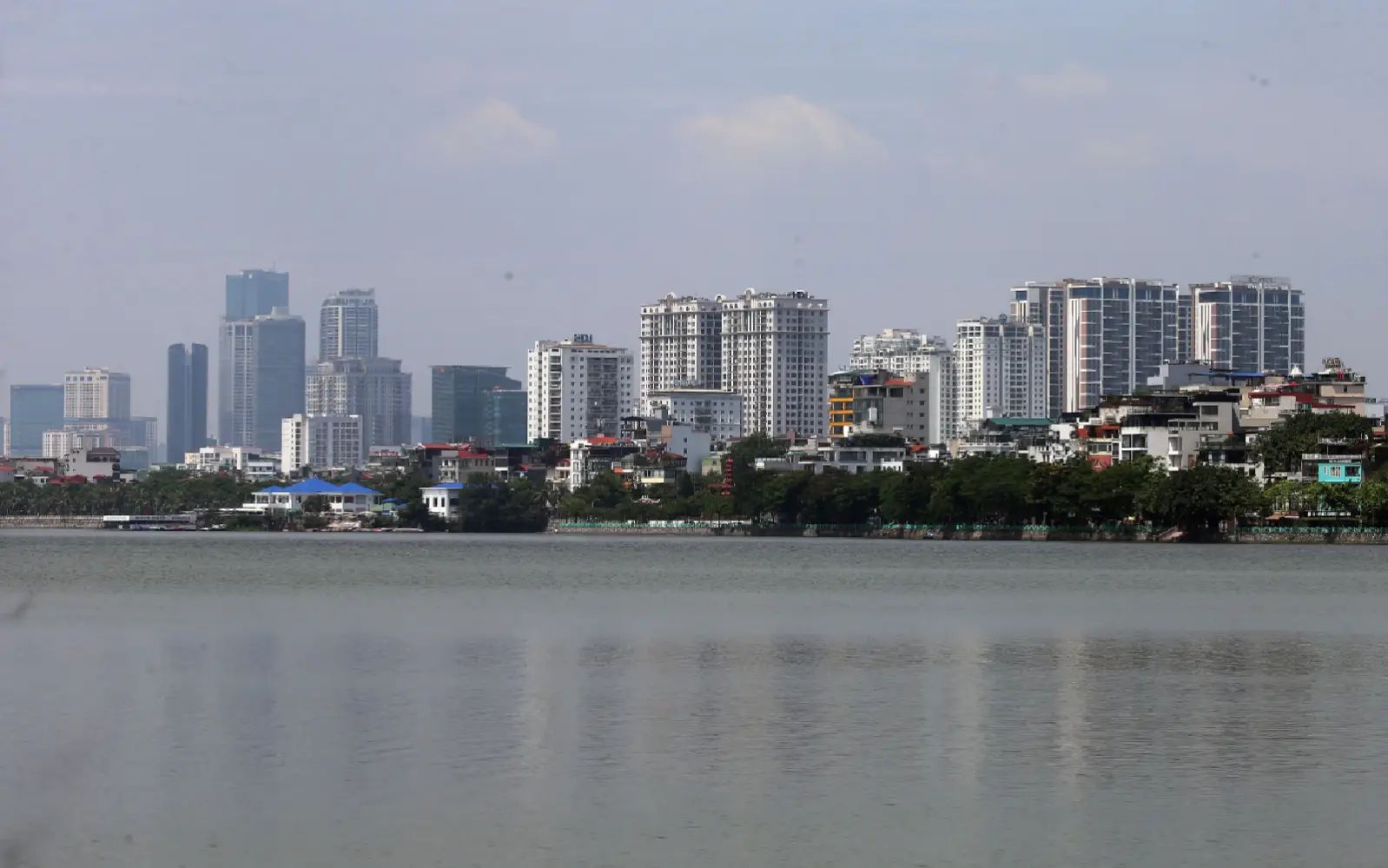 A general view of the skyline of Hanoi, a rapidly developing city. Vietnam has targeted annual growth of 6.5% to 7.0% for the 2021–2025 period. (EPA Images pic)