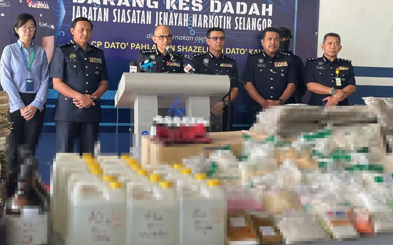 Polis Selangor lupus dadah lebih RM10 juta