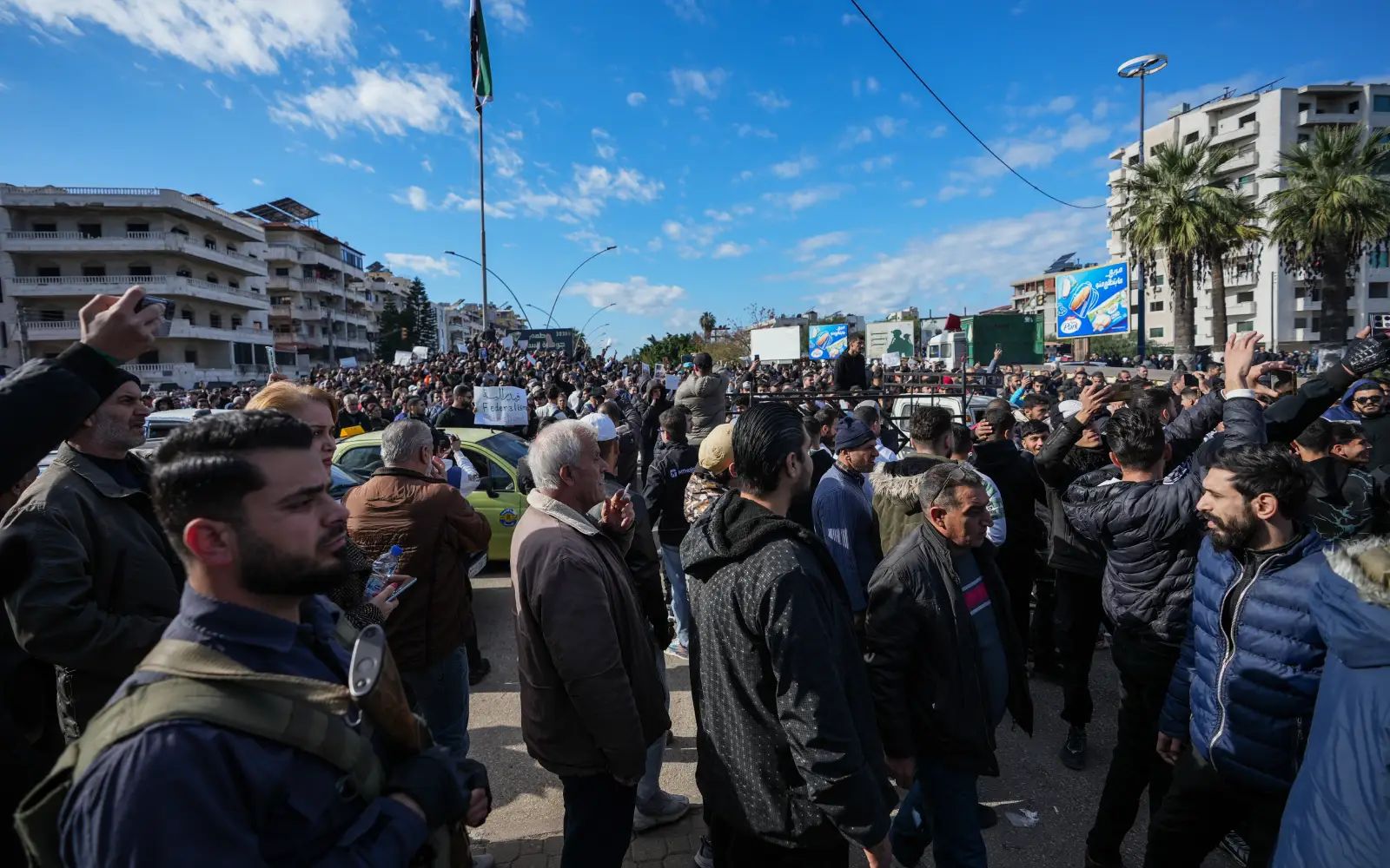 Security forces kill 2 dispersing Alawite protests in Syria