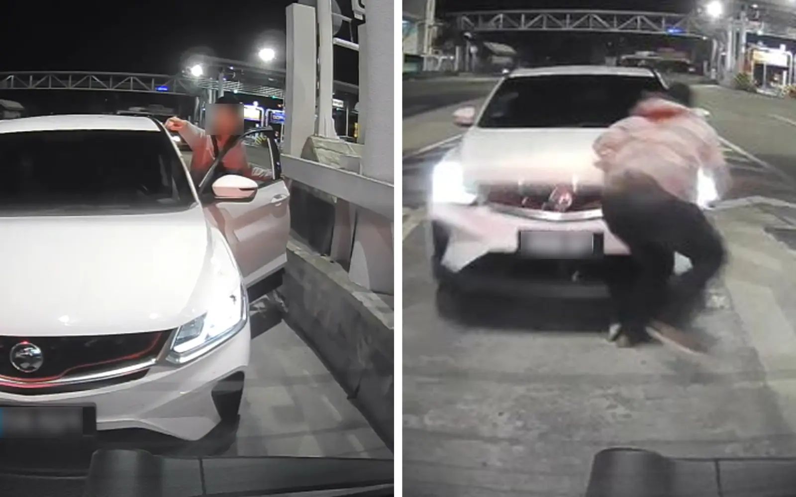 Man rammed by car after row at toll plaza