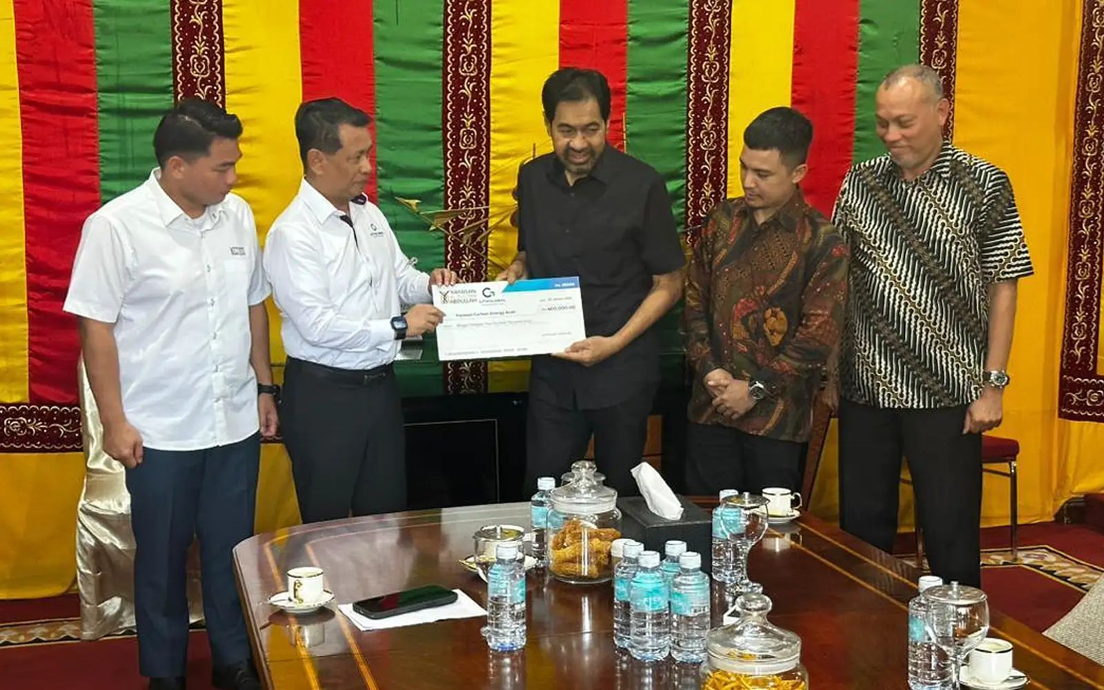 Yayasan Sultan Abdullah, Citaglobal sumbang RM400,000 untuk mangsa bencana Aceh