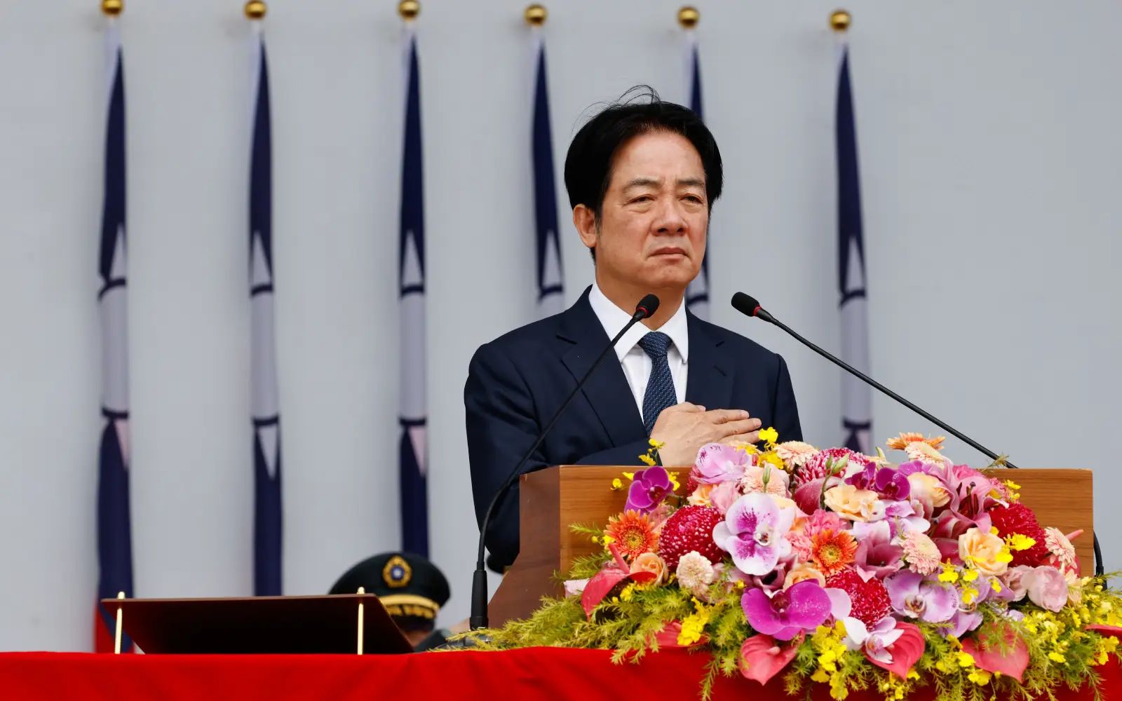 Taiwan’s president vows to ‘steadfastly defend’ sovereignty after China drills