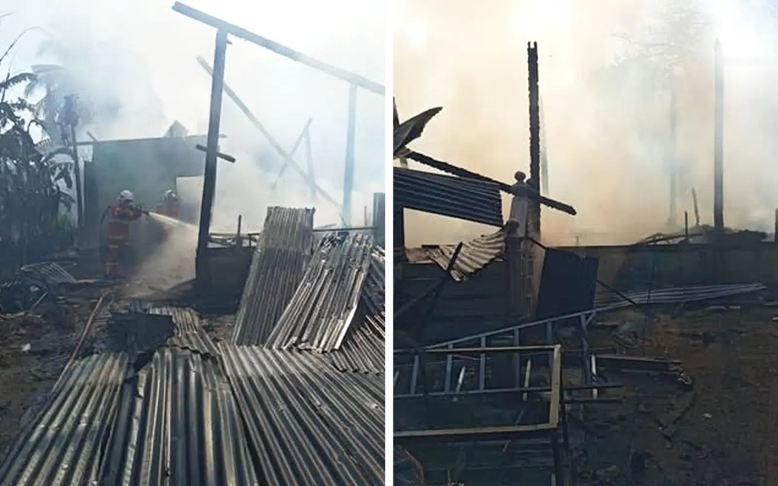 Lelaki OKU maut terperangkap dalam rumah terbakar