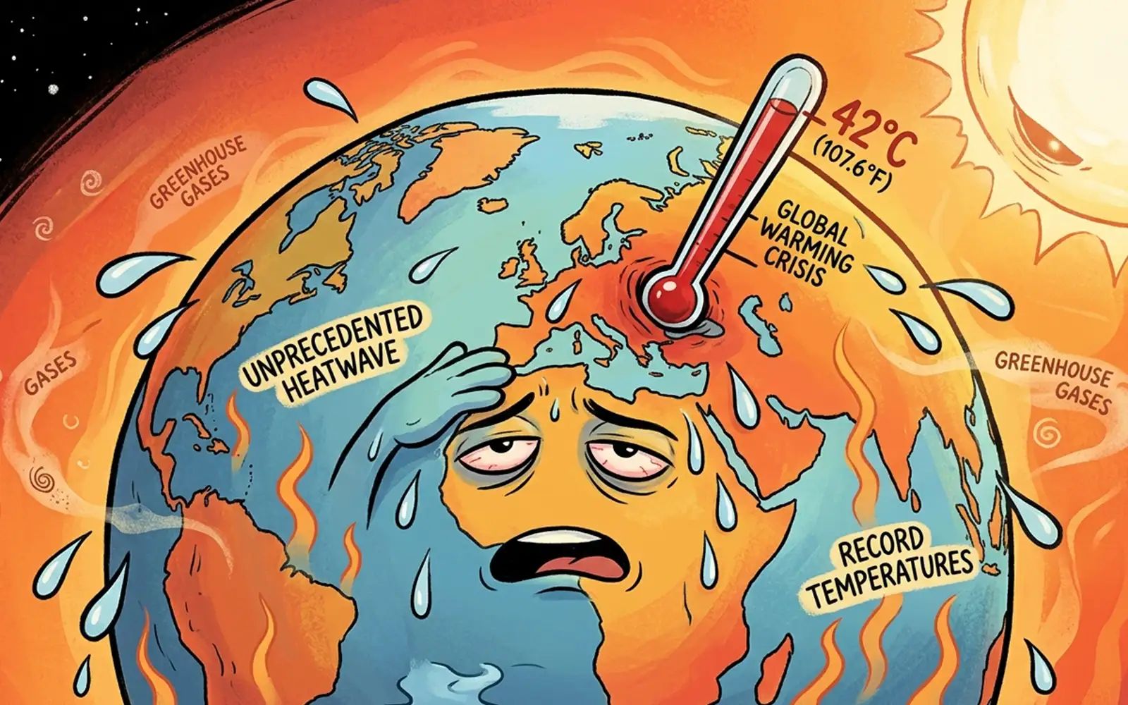 Mother Earth has a fever, and it’s our fault