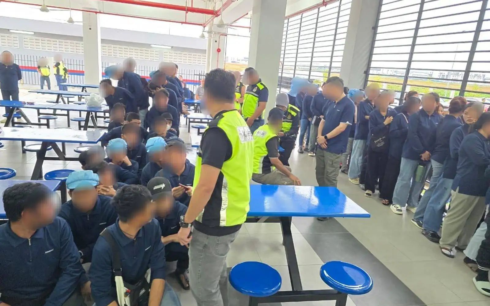 Raid on Johor factory leads to arrest of 117 foreigners