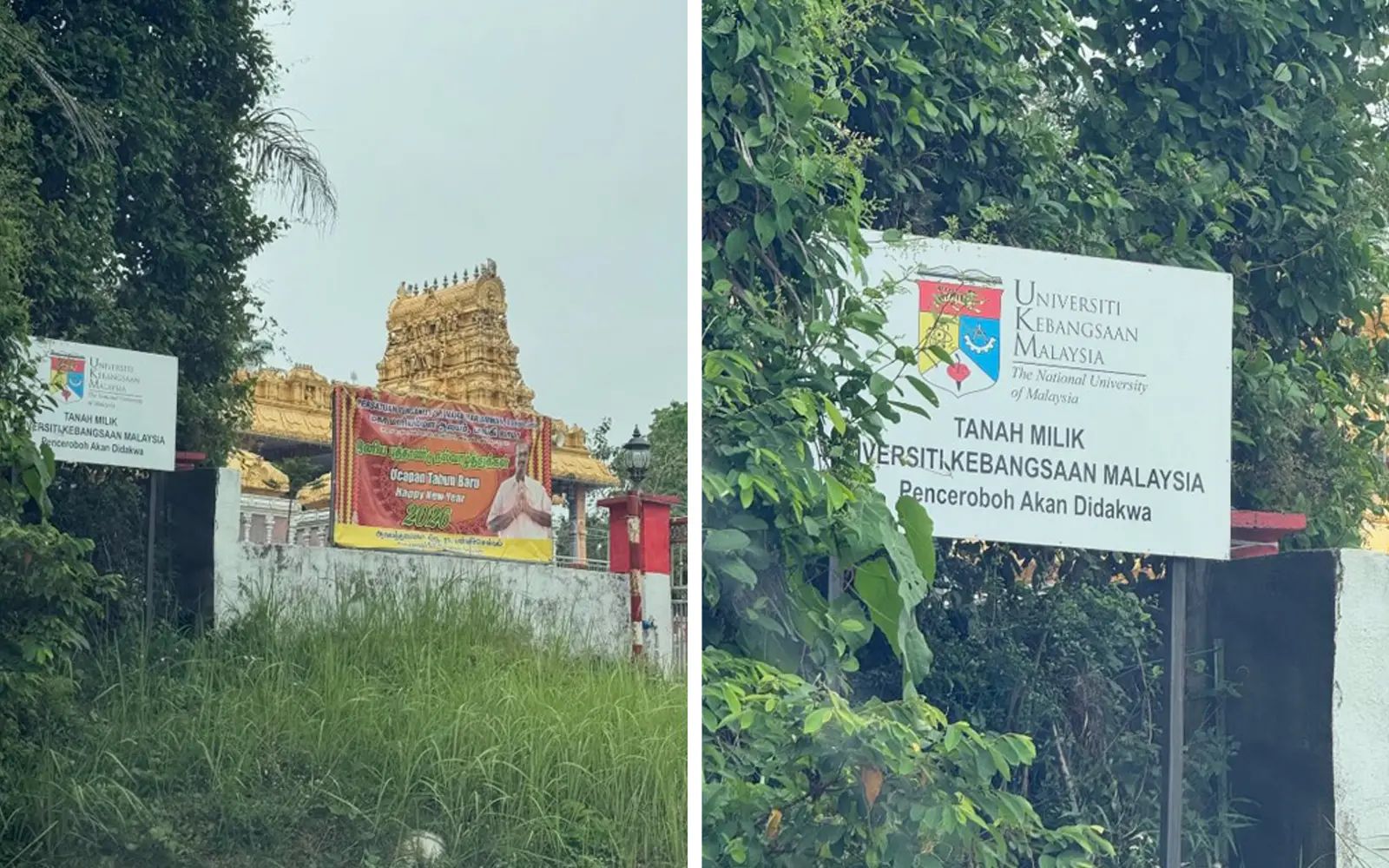 Kuil tak sah di tanah UKM, pengurusan mahu selesai secara berhemah