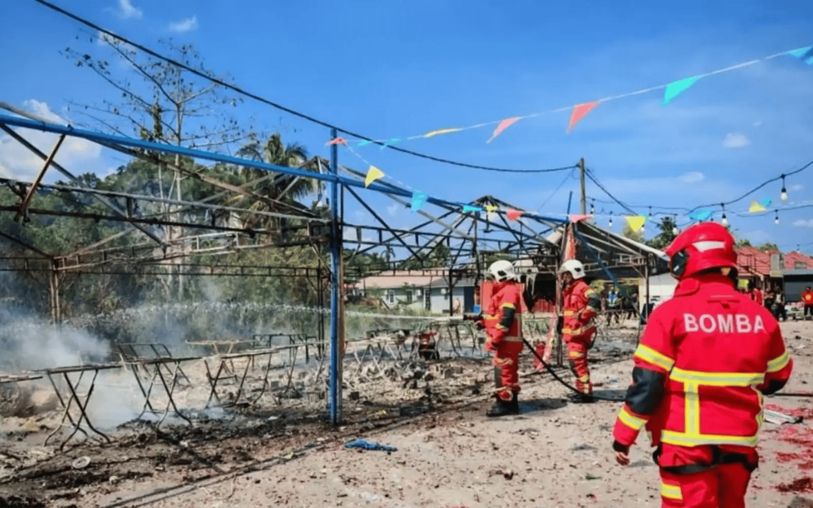 Lelaki cedera premis mercun terbakar di Perak