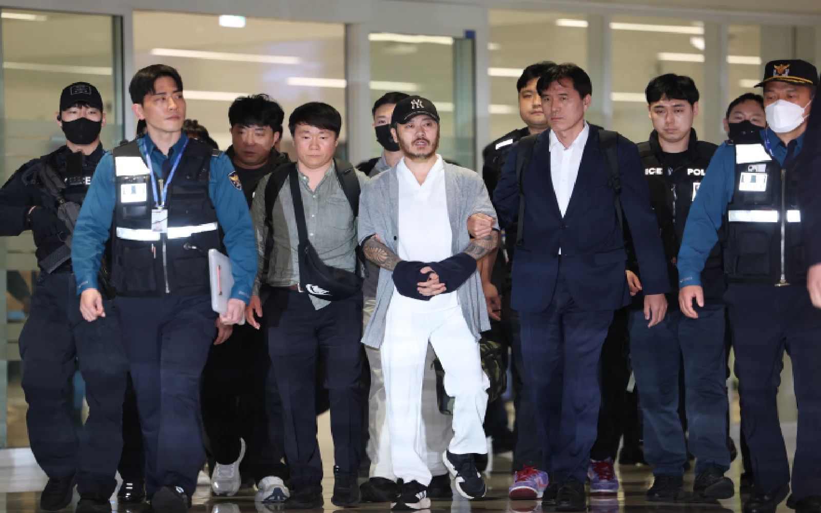 South Korean ‘drug lord’ extradited from the Philippines