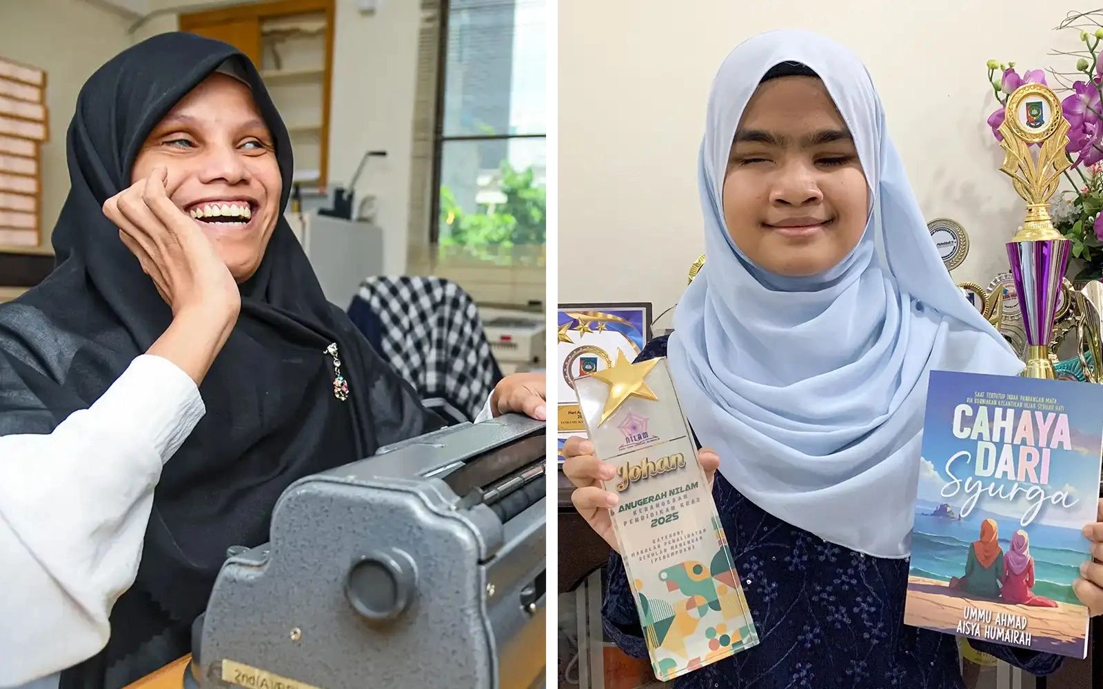 Even without sight, they see the true light of Aidilfitri