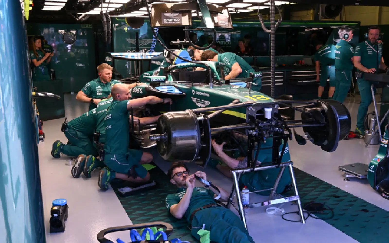 Aston Martin chief Newey says no quick fix to vibration problems
