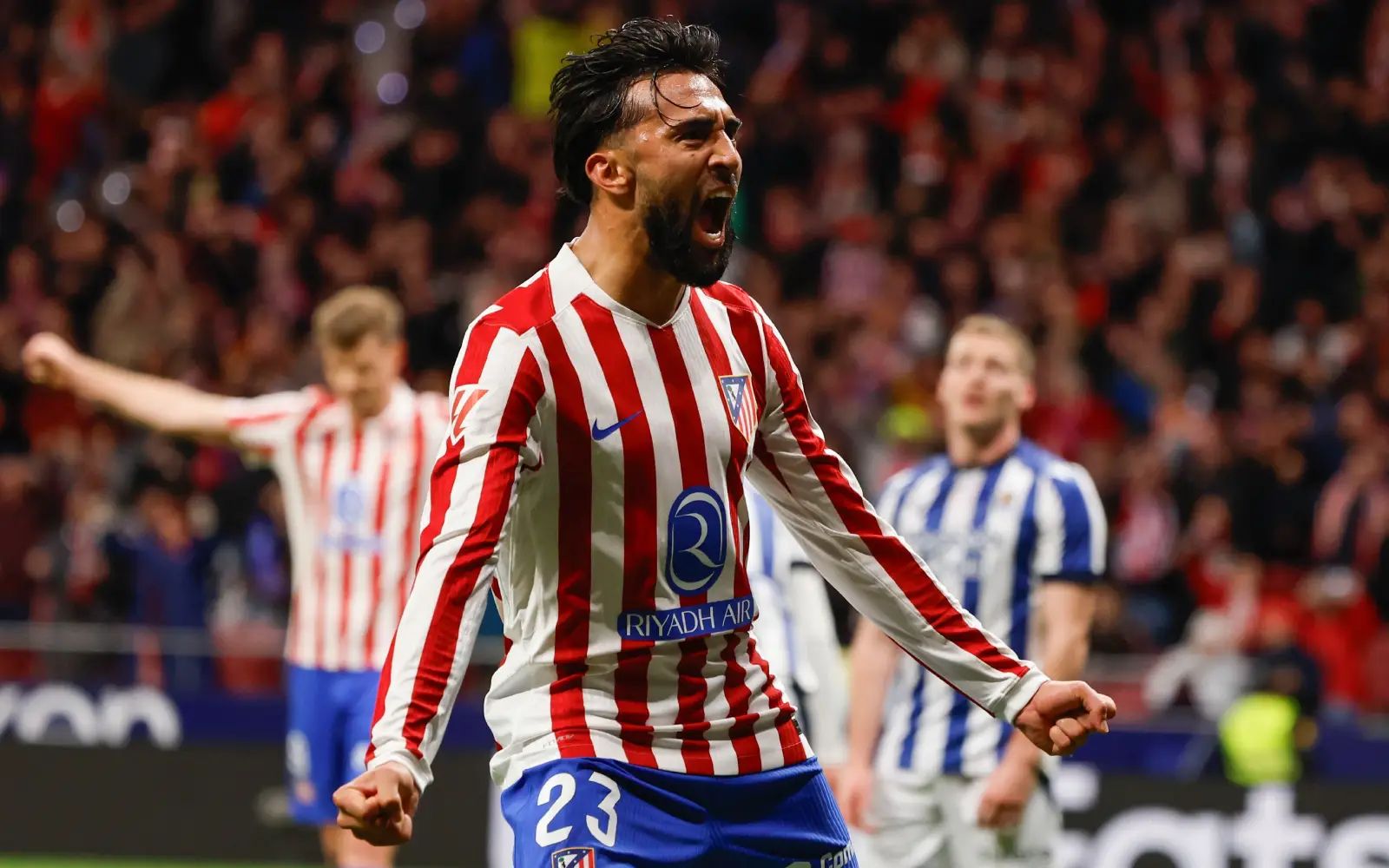 Gonzalez’s brace helps Atletico beat Real Sociedad 3-2
