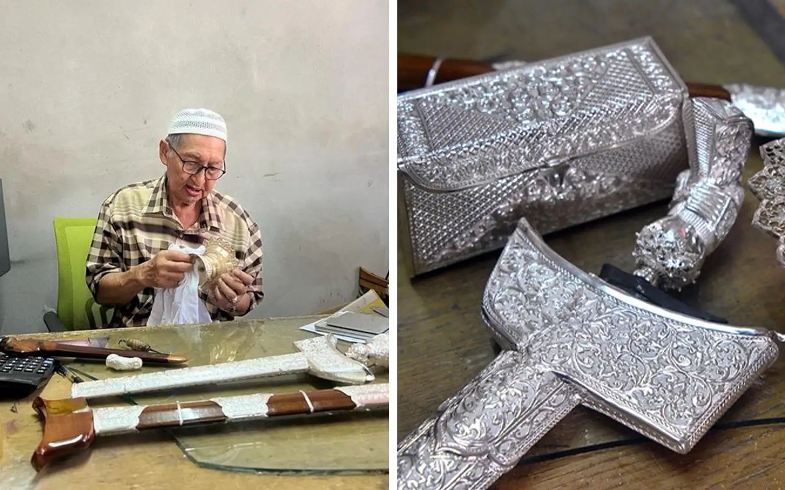 Kelantan silversmith keeps a fading craft alive