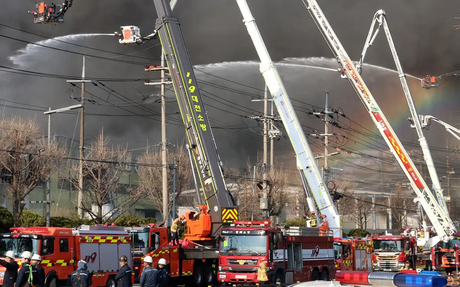 More than 50 injured in fire at car parts factory in South Korea