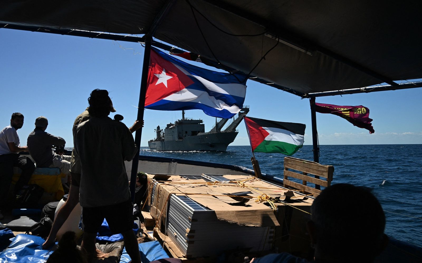 Missing Cuba-bound aid boats found, crews safe