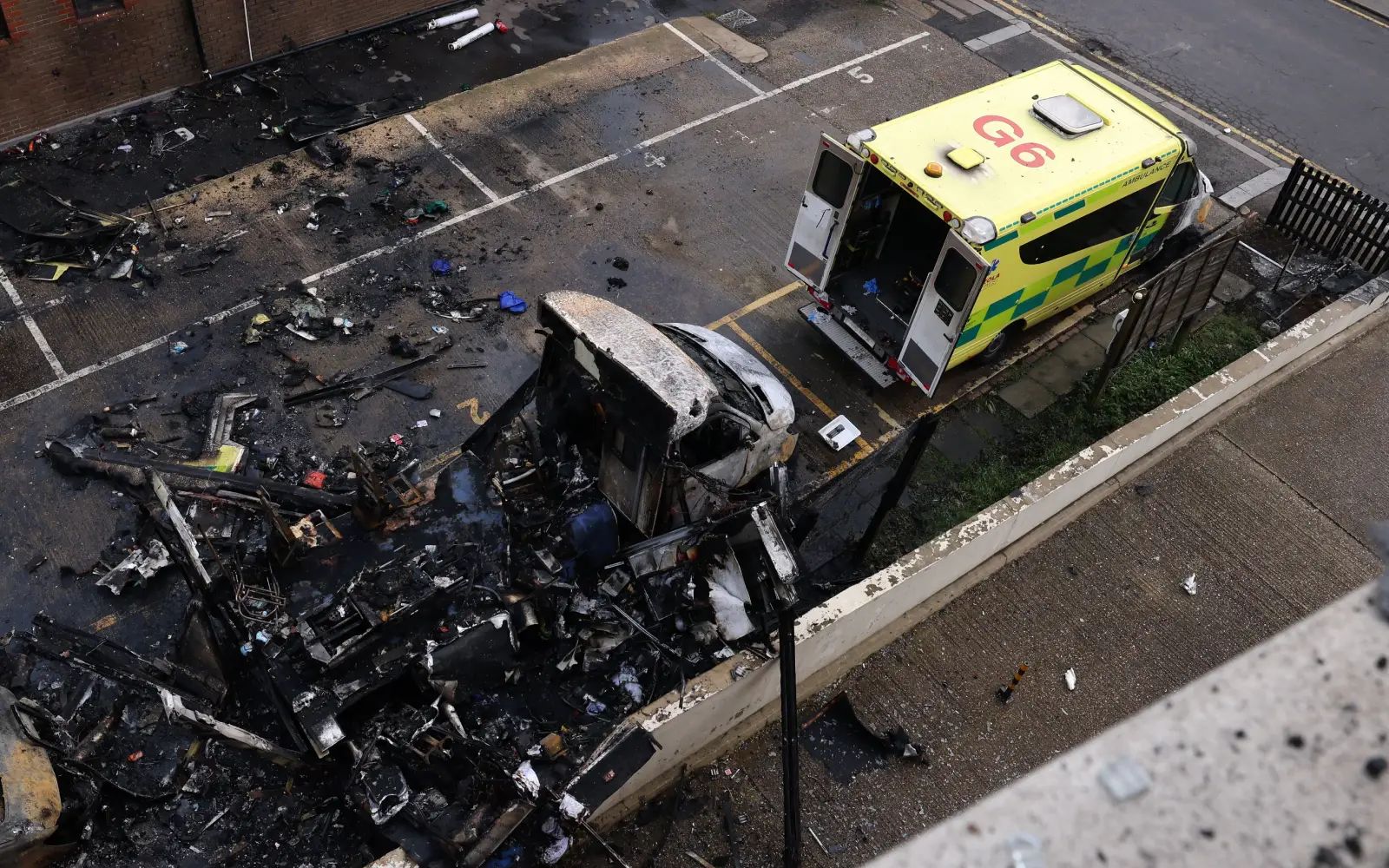 British police arrest 2 men over Jewish ambulances attack