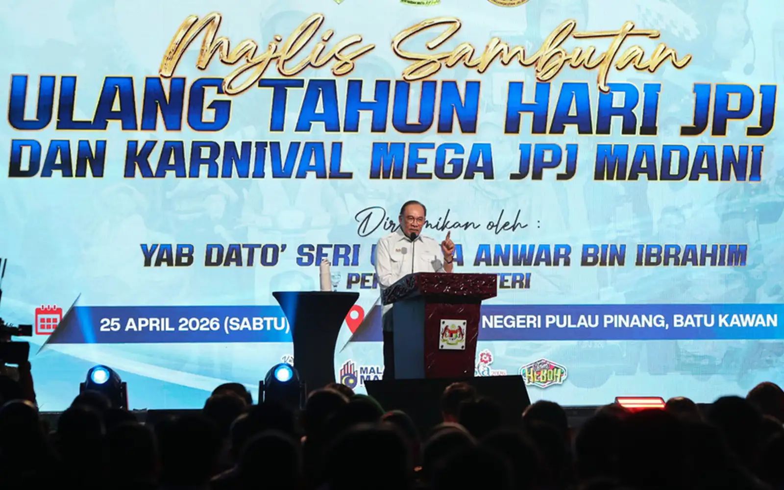 Perdana Menteri Datuk Seri Anwar Ibrahim JPJ bernama pic 25426