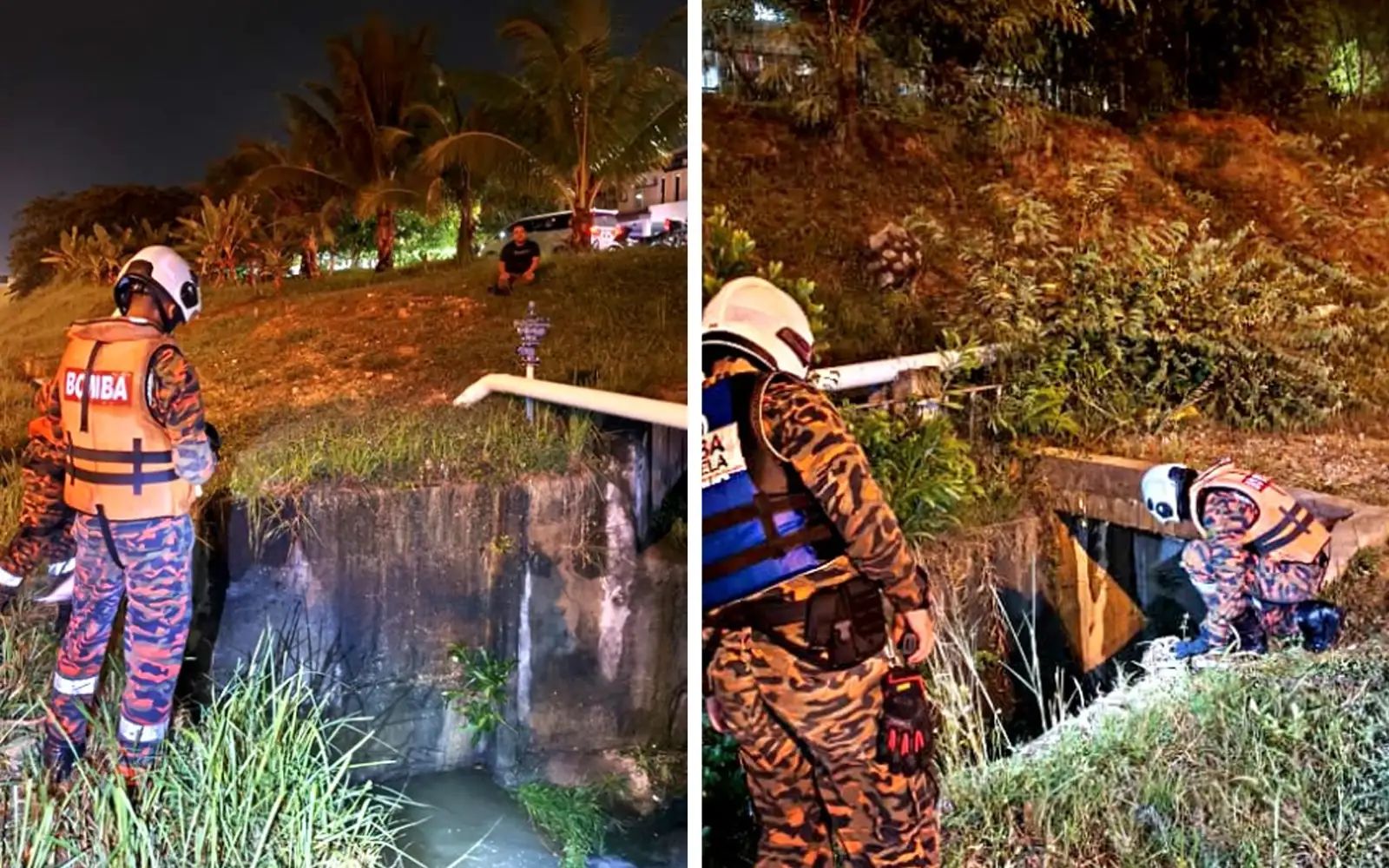 Budak 10 tahun hilang jatuh longkang di Puncak Alam