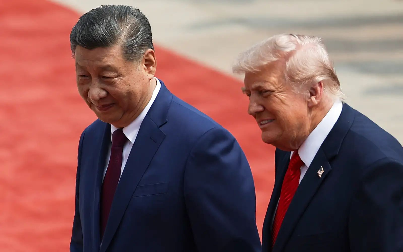 Chinese President Xi Jinping President Donald Trump (EPA Images pic) 15526