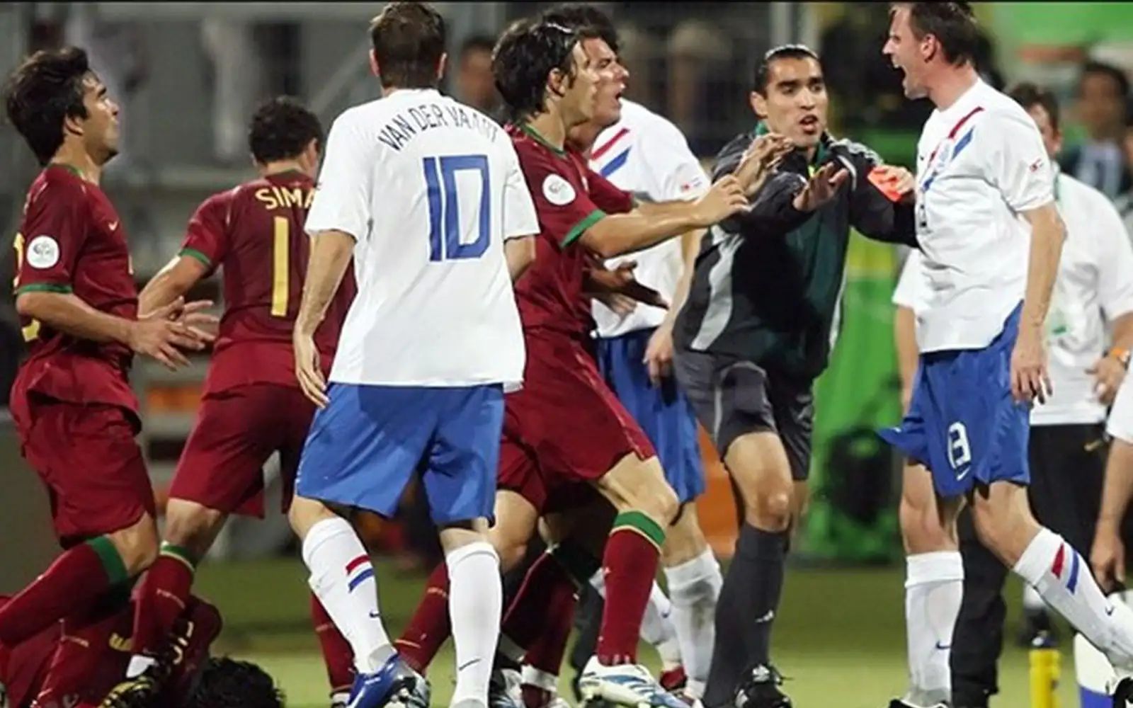 Portugal defeated the Netherlands in the 2006 World Cup(AFP pic)24526
